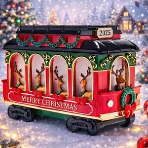 Bath & body Works Christmas trolley light up candle holder
